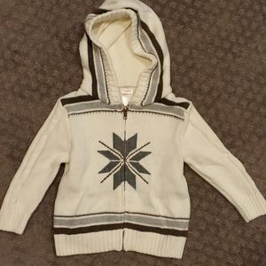 Gymboree hooded knit sweater jacket